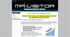 Desktop Screenshot of maxvisitor.com